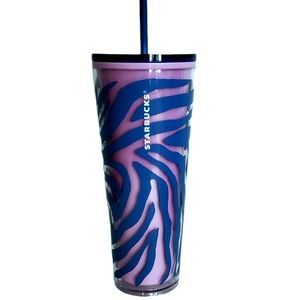 STARBUCKS ZEBRA TUMBLER SUMMER 2021 Venti 24oz NWT